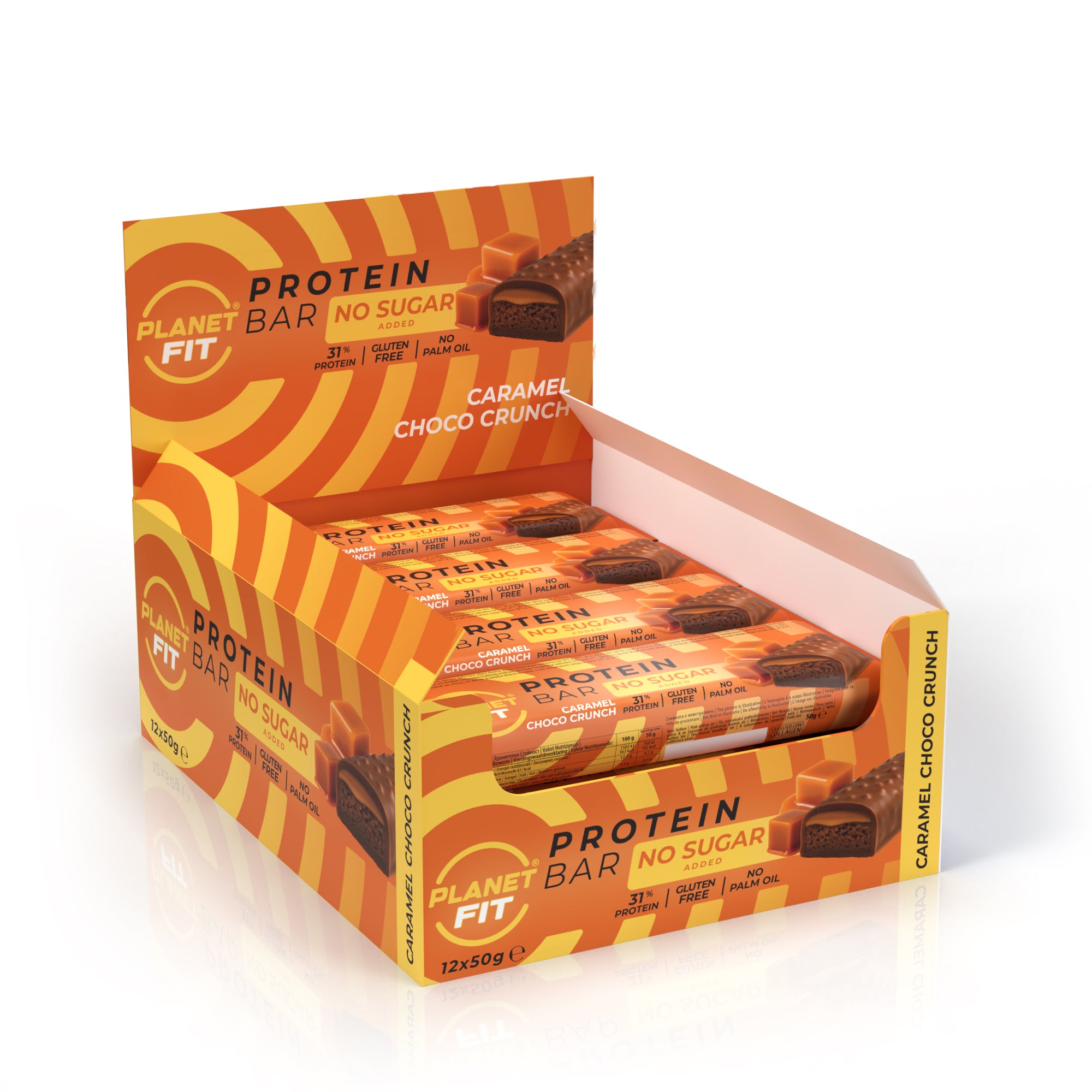 Caramel Choco Crunch Protein Bar 12x50g