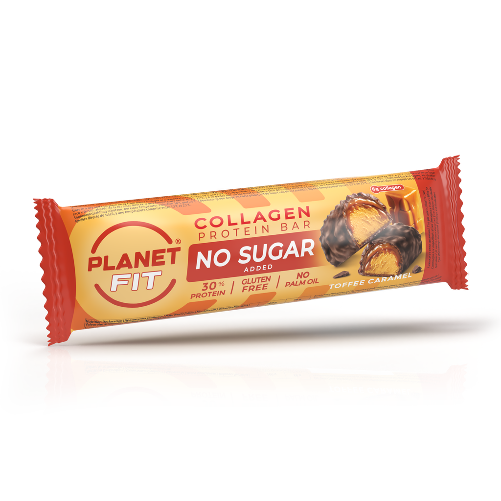 Planet Fit Collagen Caramel Protein Bar 12x50g