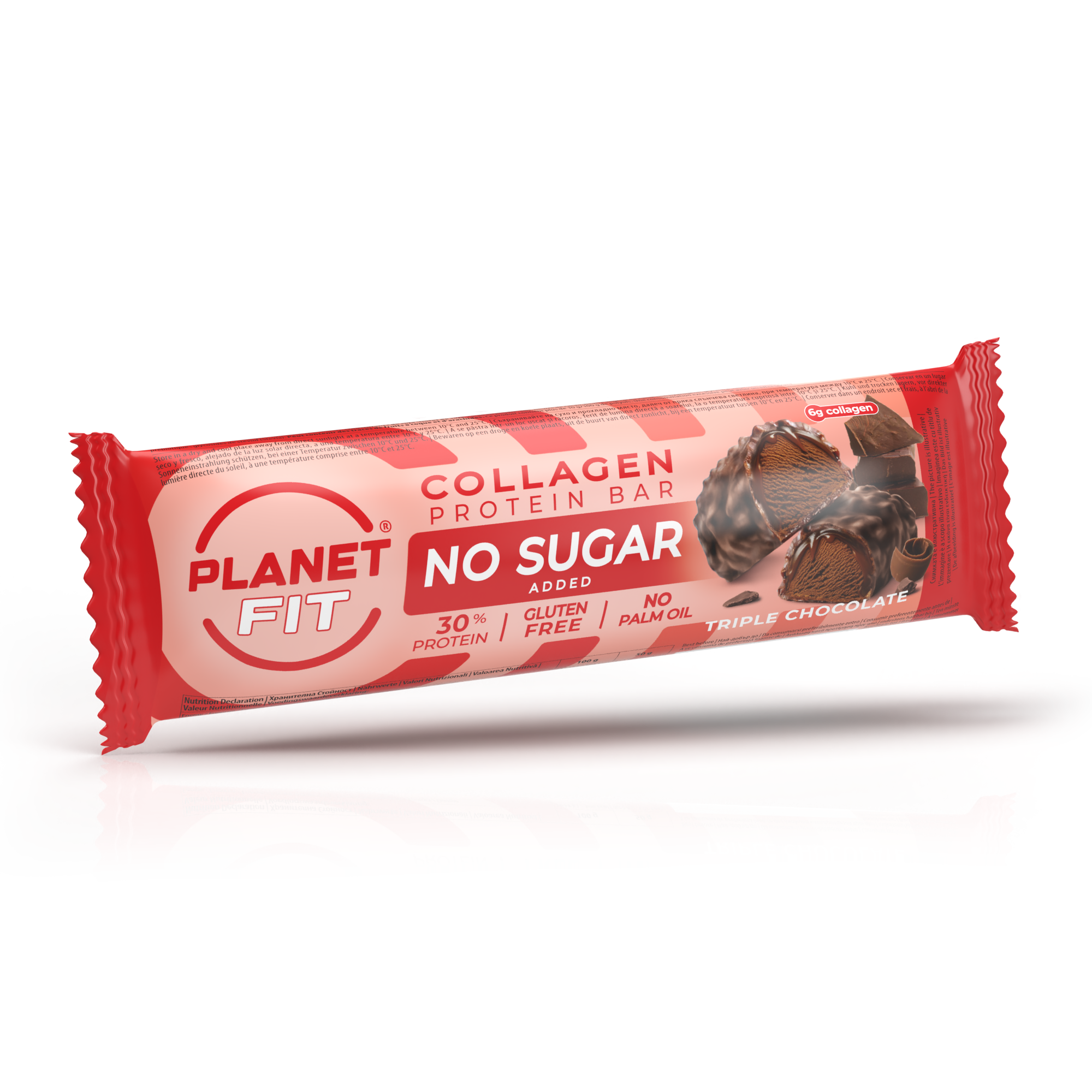Collagen Triple Chocolate Protein Bar 12x50g